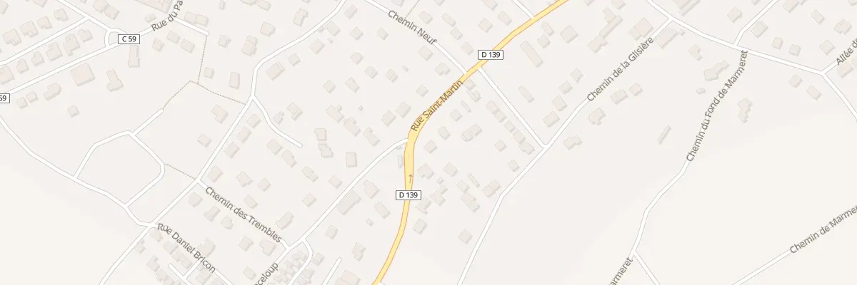 Plan du 55 Rue Saint Martin à Épône