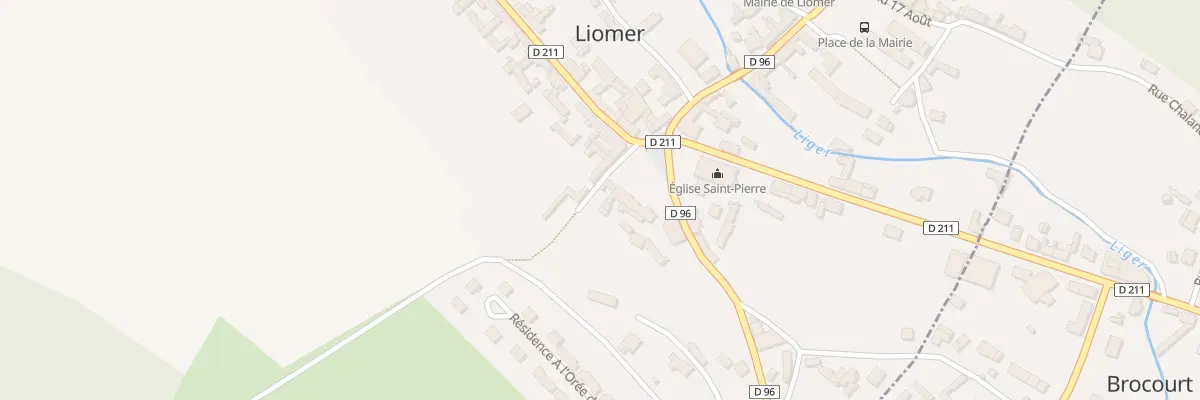 Plan du 10 Pl de la Libération à Liomer