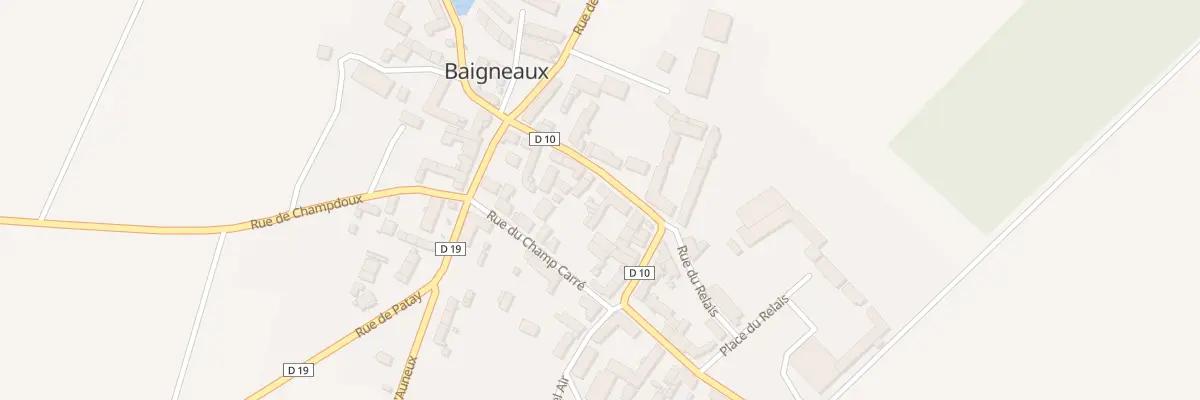 Plan du 44 Gr Grande Rue à Baigneaux