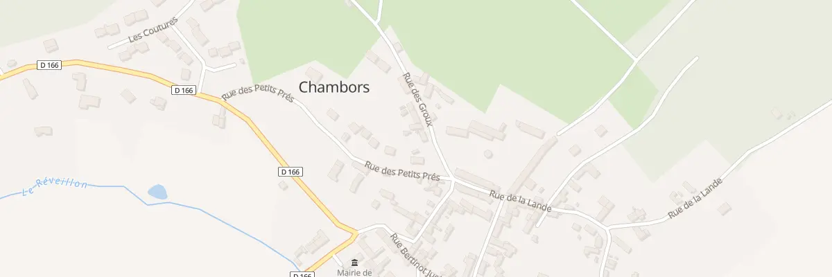 Plan du 3 Rue des Groux à Chambors