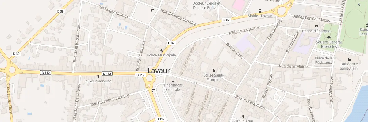 Plan du 5 Rue Châteaurenard à Lavaur
