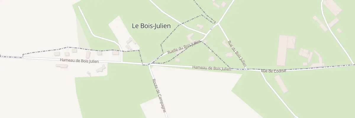 Plan du 33 Hameau Le Bois Julien à Doudeauville