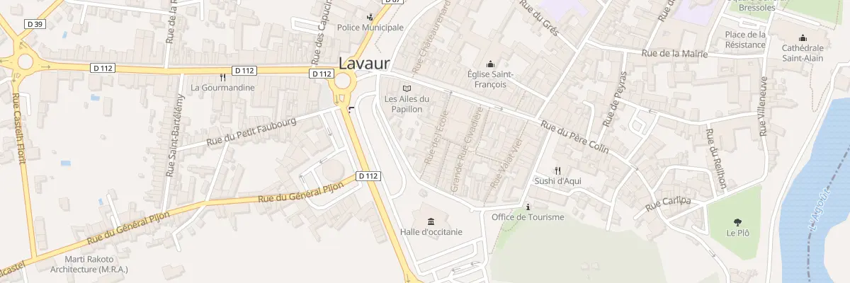 Plan du 7 Rue de l’Ecole à Lavaur