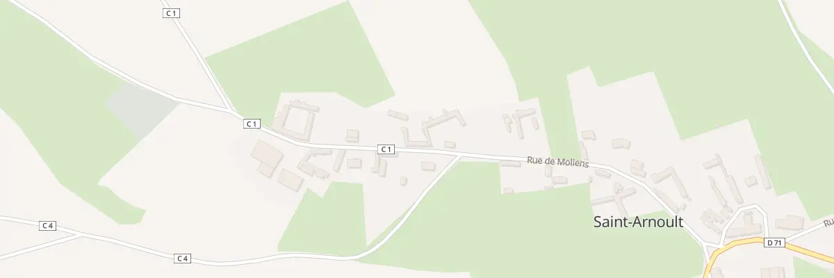 Plan du 16 Rue de Moliens à Saint-Arnoult