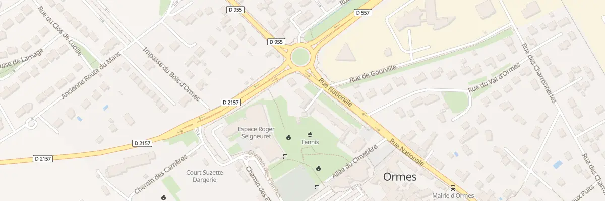 Plan du 155G Rte Nationale à Ormes