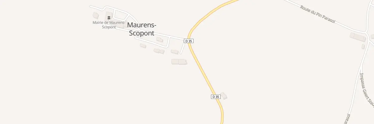 Plan du 5042 La Serre à Maurens-Scopont
