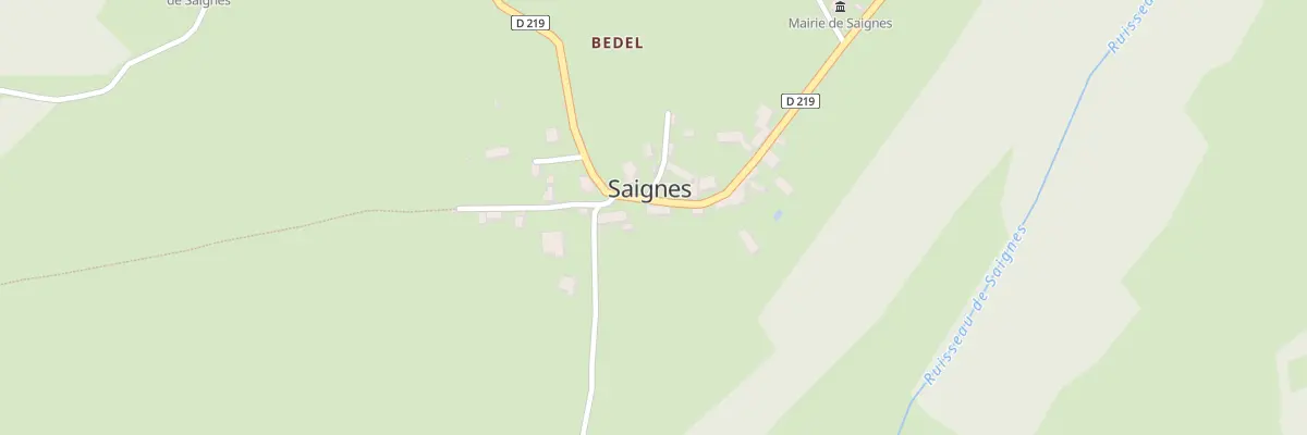 Plan du 5019 Saignes à Saignes