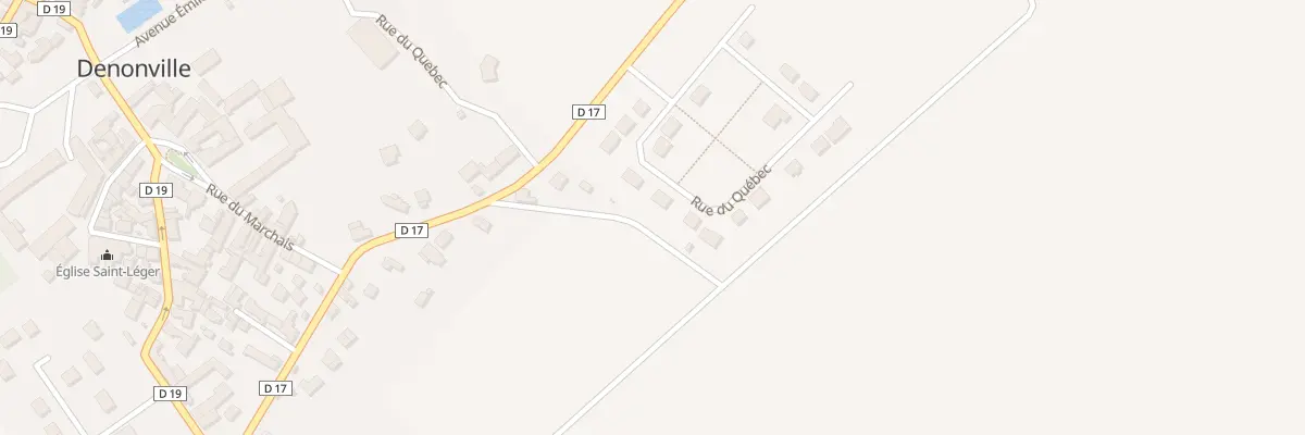 Plan du 12 Rue du Quebec à Denonville