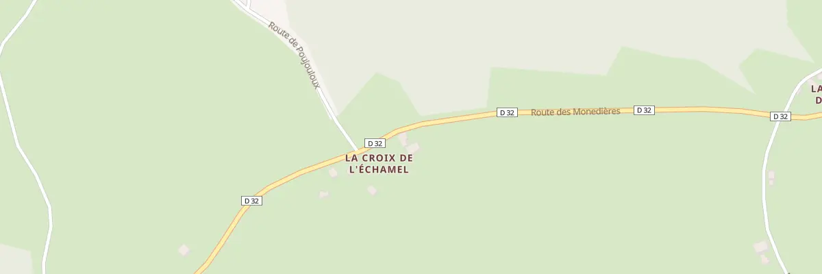 Plan du 5014 L’Echamel à Orliac-de-Bar