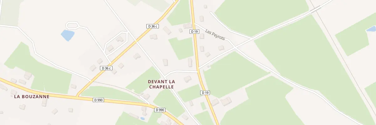 Plan du 5005 Devant La Chapelle à Aigurande