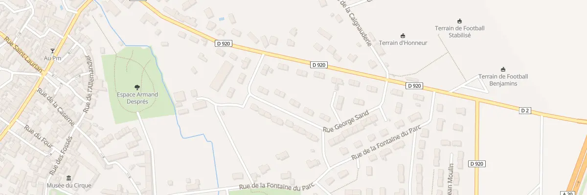 Plan du 13 Rue George Sand à Vatan