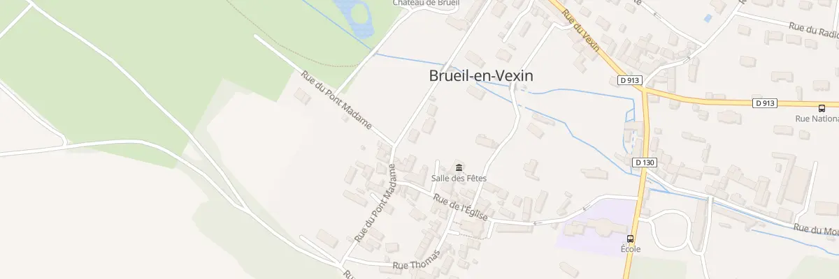 Plan du 13 Rue du Pont Madame à Brueil-en-Vexin