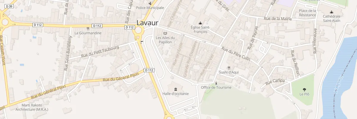 Plan du 14 Rue de l’Ecole à Lavaur
