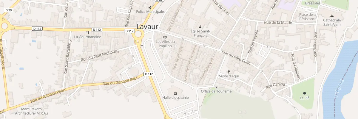 Plan du 18 Rue de l’Ecole à Lavaur