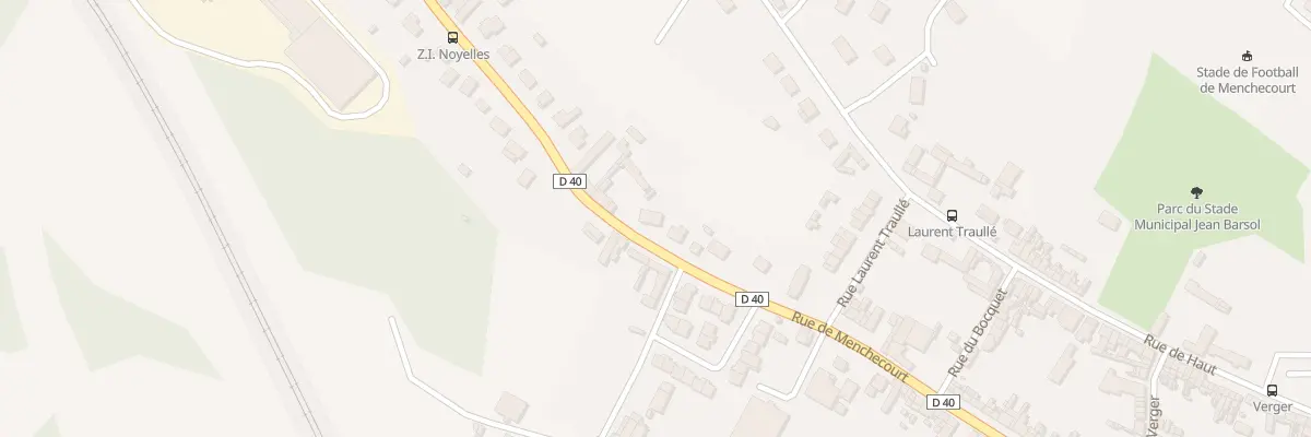 Plan du 160 Rue de Menchecourt à Abbeville