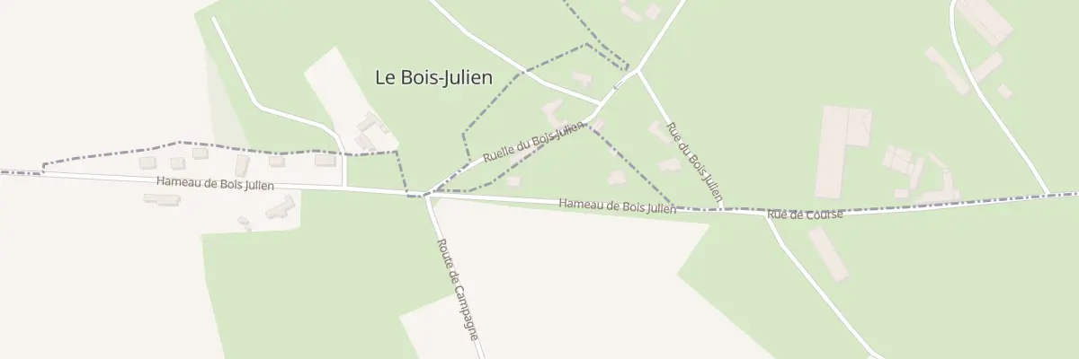 Plan du 35 Hameau Le Bois Julien à Doudeauville