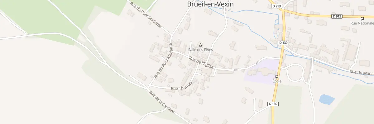 Plan du 1 Rue de l’Eglise à Brueil-en-Vexin