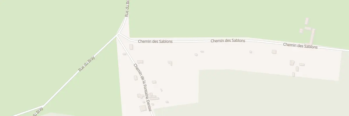 Plan du 1B Che des Sablons à Senantes