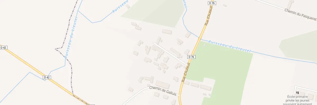Plan du 9 Che du Lavoir à Vicq