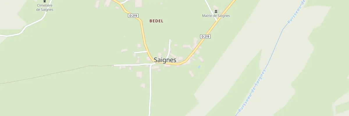 Plan du 5021 Saignes à Saignes