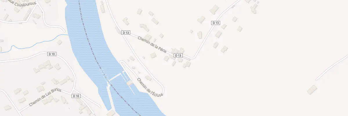 Plan du 28 Che de La Périe à Montans