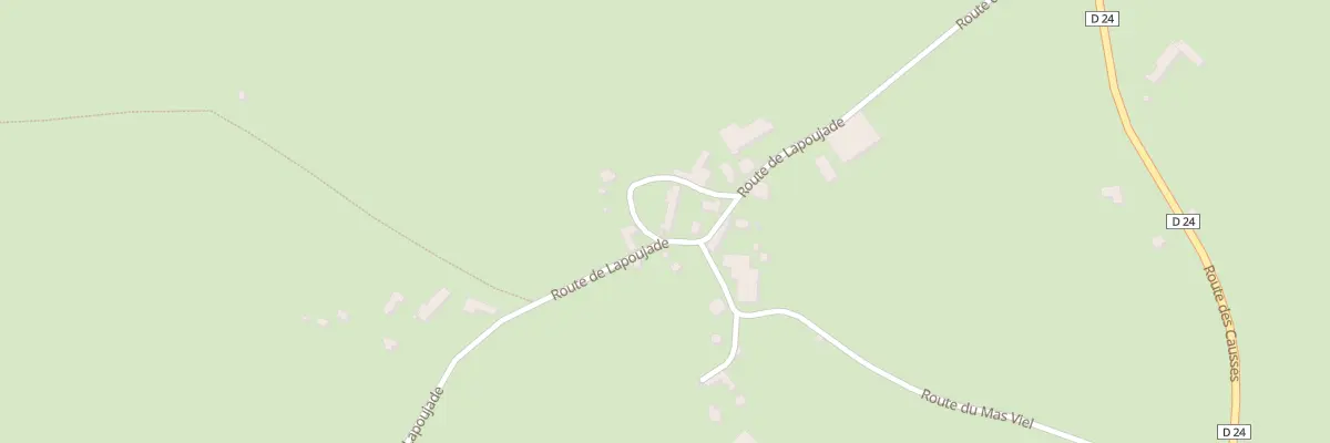 Plan du 5047 Lapoujade à Vidaillac