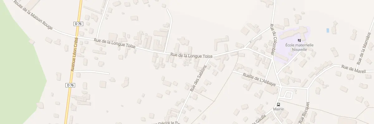 Plan du 11 Rue de la Longue Toise à Méré