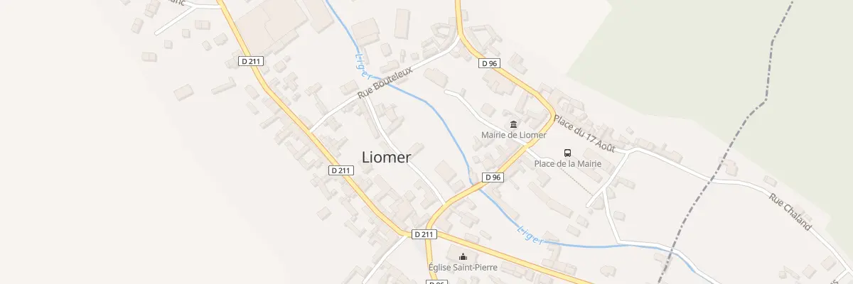 Plan du 2 Rue du Bas à Liomer