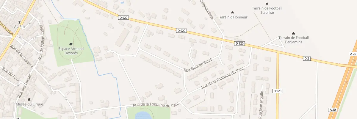 Plan du 17B Rue George Sand à Vatan