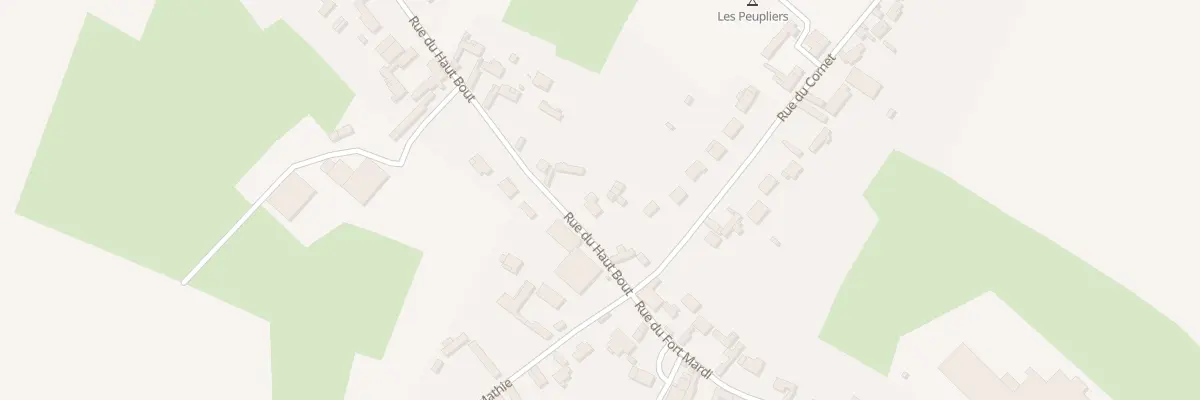 Plan du 68 Rue du Haut Bout à Vironchaux