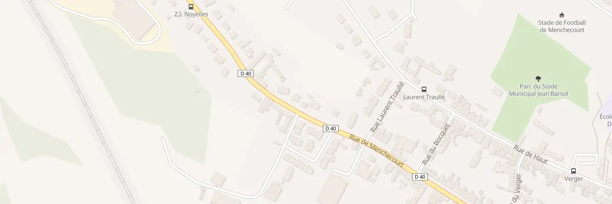 Plan du 156 Rue de Menchecourt à Abbeville