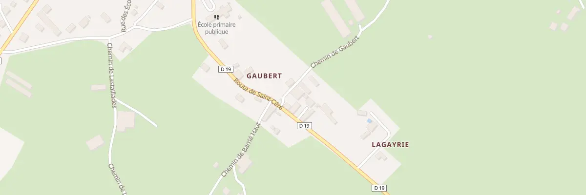 Plan du 40 Che de Gaubert à Prudhomat