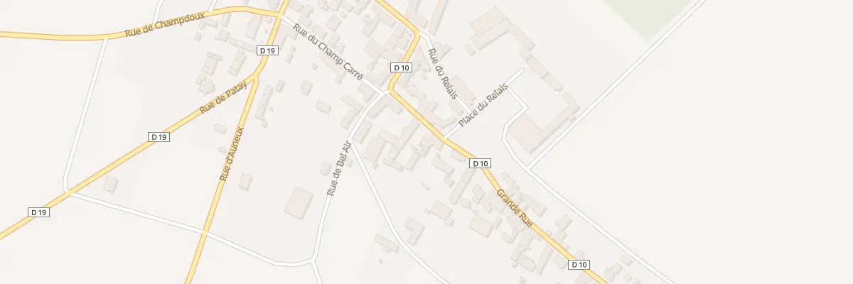 Plan du 28 Gr Grande Rue à Baigneaux