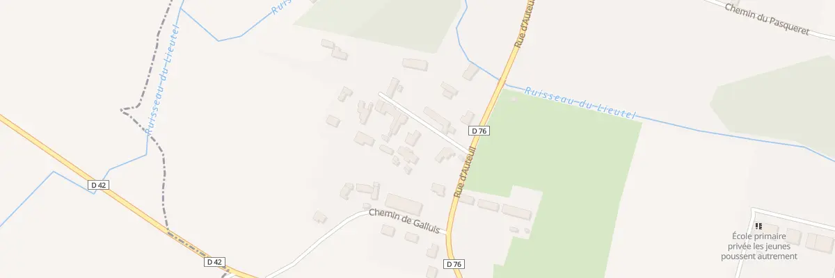 Plan du 1 Che du Lavoir à Vicq