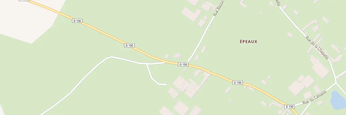 Plan du 1 Rue Bacon à Omécourt