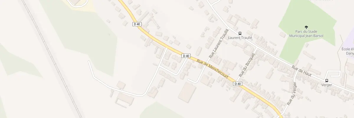 Plan du 179 Rue de Menchecourt à Abbeville