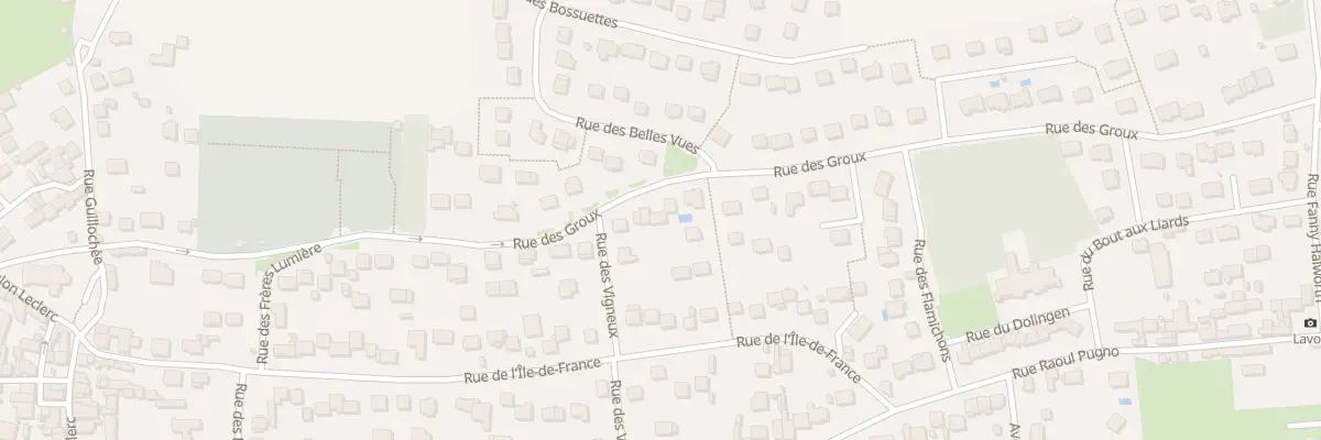 Plan du 33 Rue des Groux à Gargenville