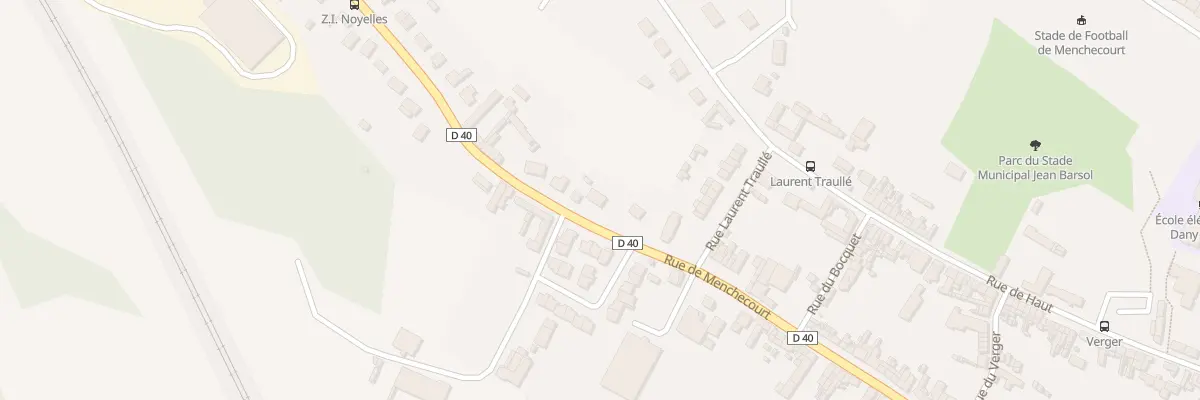 Plan du 154 Rue de Menchecourt à Abbeville
