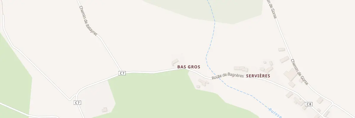 Plan du 5077 Bas Gros à Lacapelle-Livron
