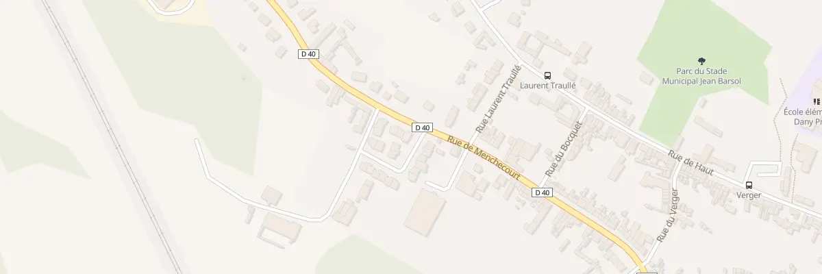 Plan du 177 Rue de Menchecourt à Abbeville