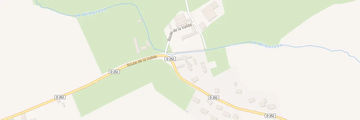 Plan du 74 Rte de la Vallee à Colembert