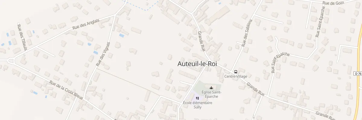 Plan du 5 Imp Deux Bis Rue de l’Eglise à Auteuil