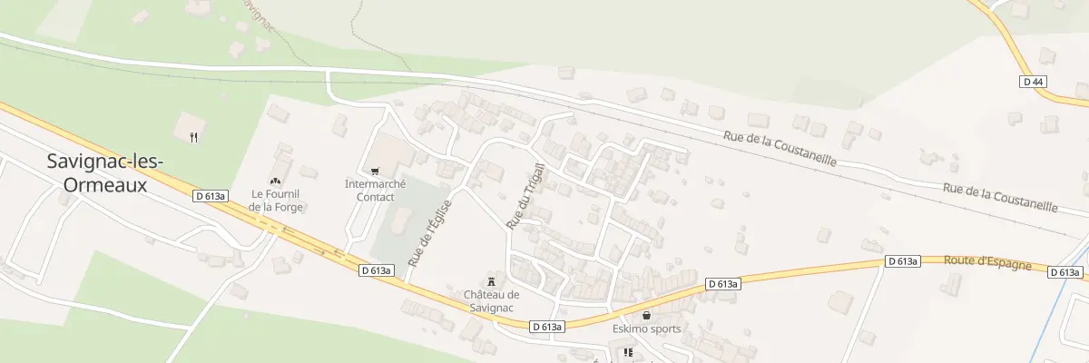 Plan du 25B Le Village à Savignac-les-Ormeaux