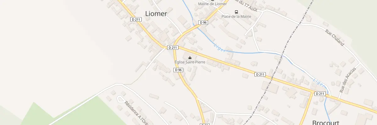 Plan du 3 Pl de la Libération à Liomer