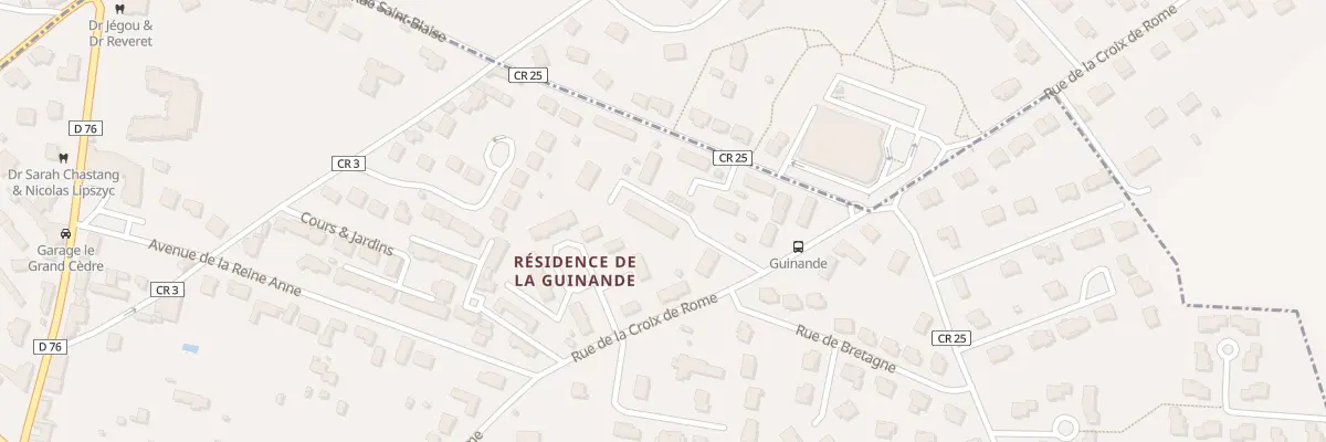 Plan du 15 Rue de la Croix de Rome à Montfort-l’Amaury