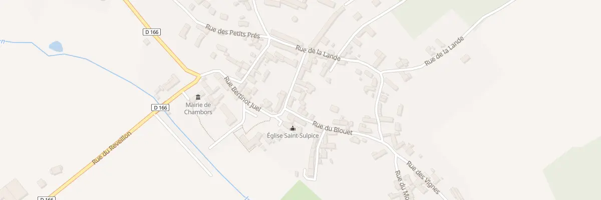 Plan du 2 Rue Saint-Amand à Chambors