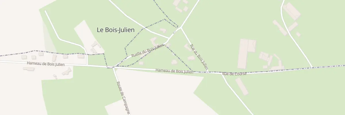 Plan du 41 Hameau Le Bois Julien à Doudeauville