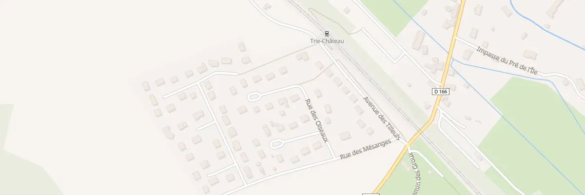 Plan du 1 Rue des Fauvettes à Trie-Château