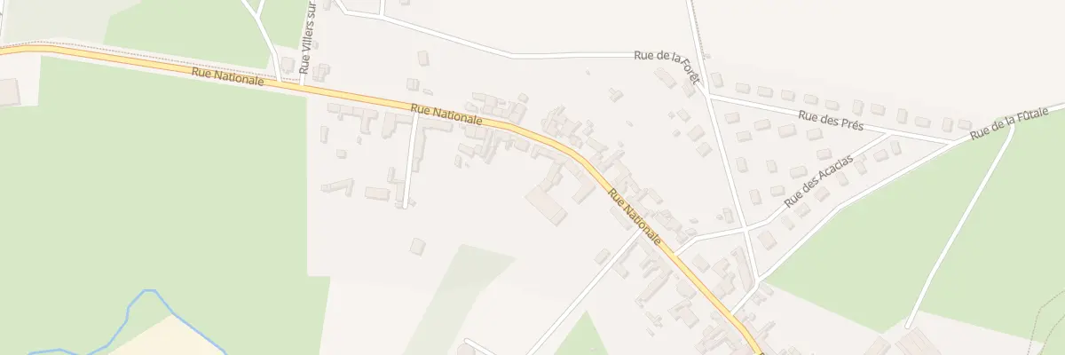 Plan du 22 Rue Nationale à Trie-Château