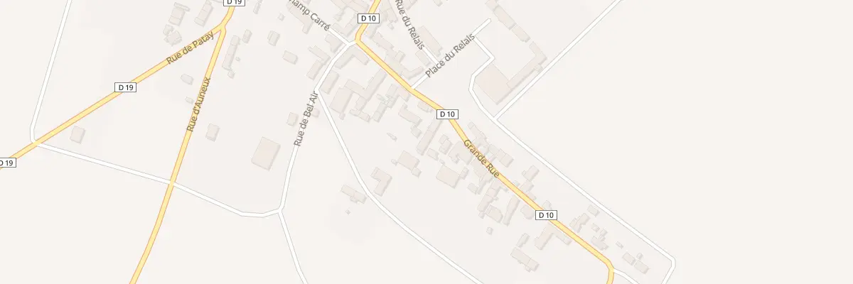 Plan du 20 Gr Grande Rue à Baigneaux